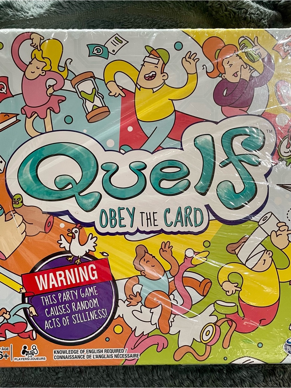 Quelf Obey the Card Party Game - Colorful Edition